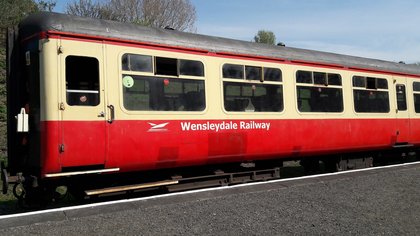 The Wensleydale Railway at Bedale Station: by Mrs O Spring 2019